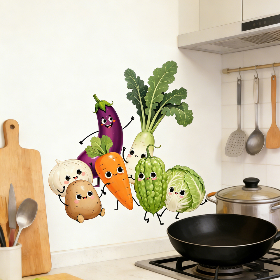 Emotionally Expressive Vegetab - Pvc Panel Background review and price