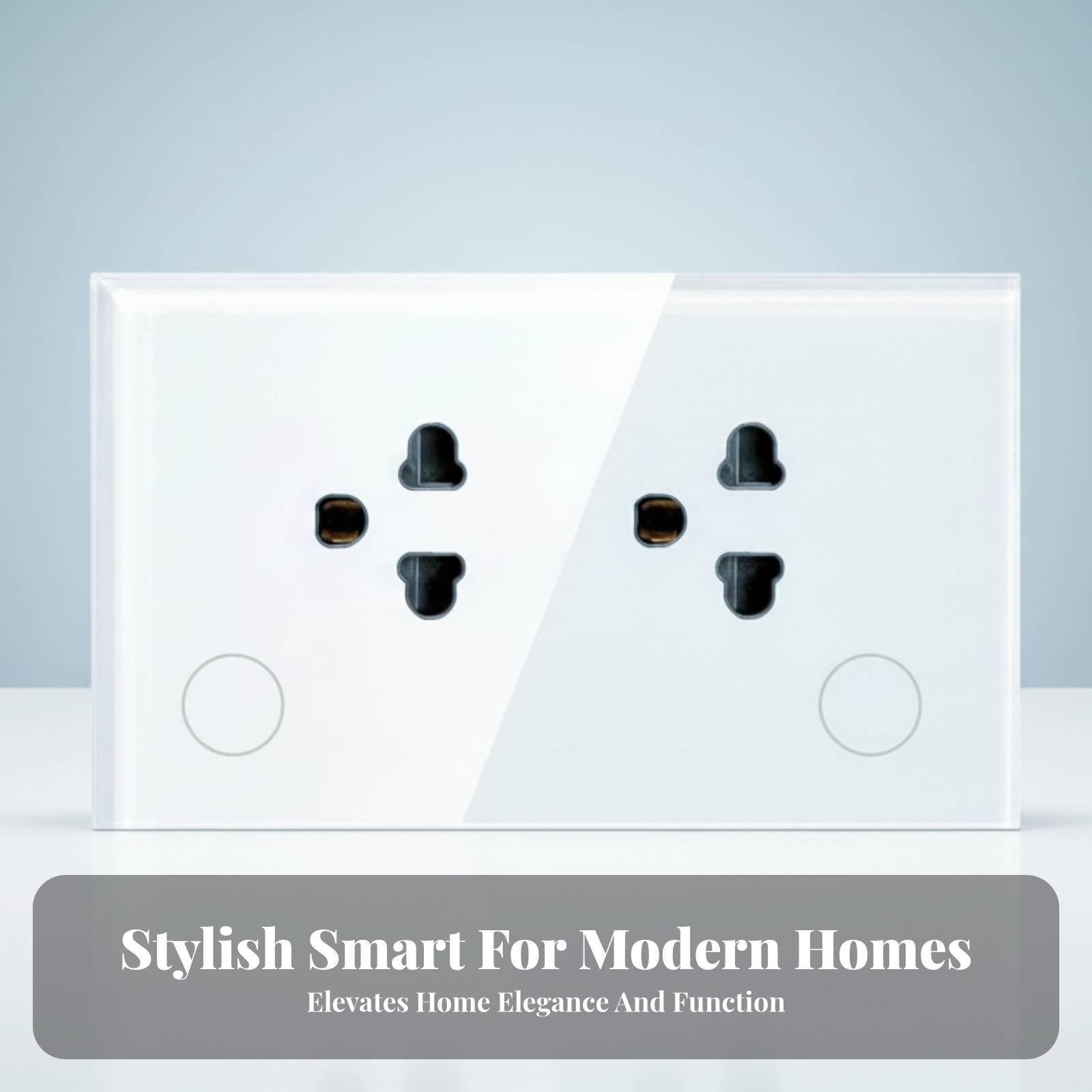 Matter Enabled Wifi Wall Socke - Timer Dual Outlet review and price